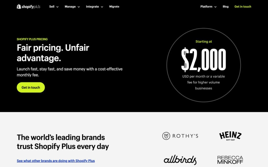 Unraveling The Monthly Costs of Shopify Plus
