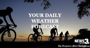 Today's weather: Sunny day with fall-like temps, highs in upper 70s