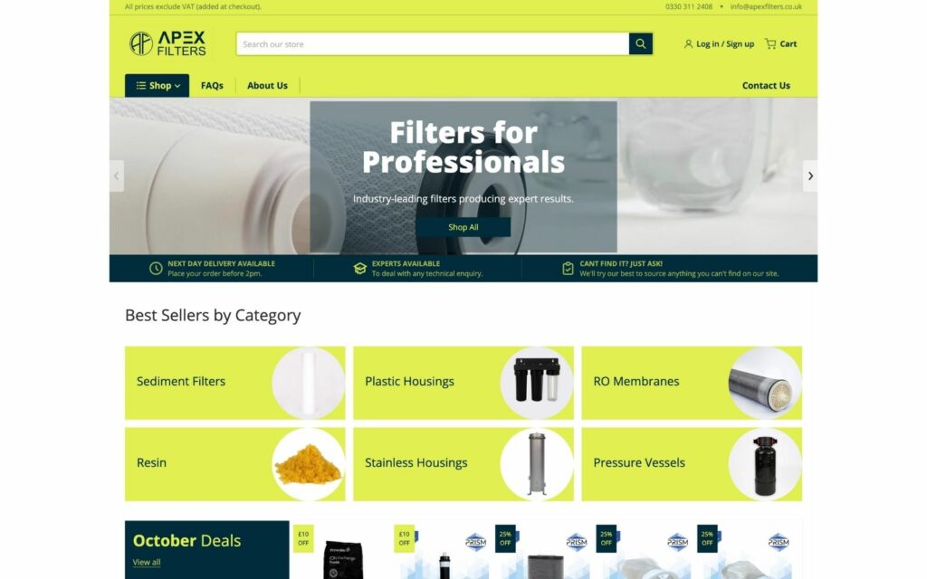 apex filter store