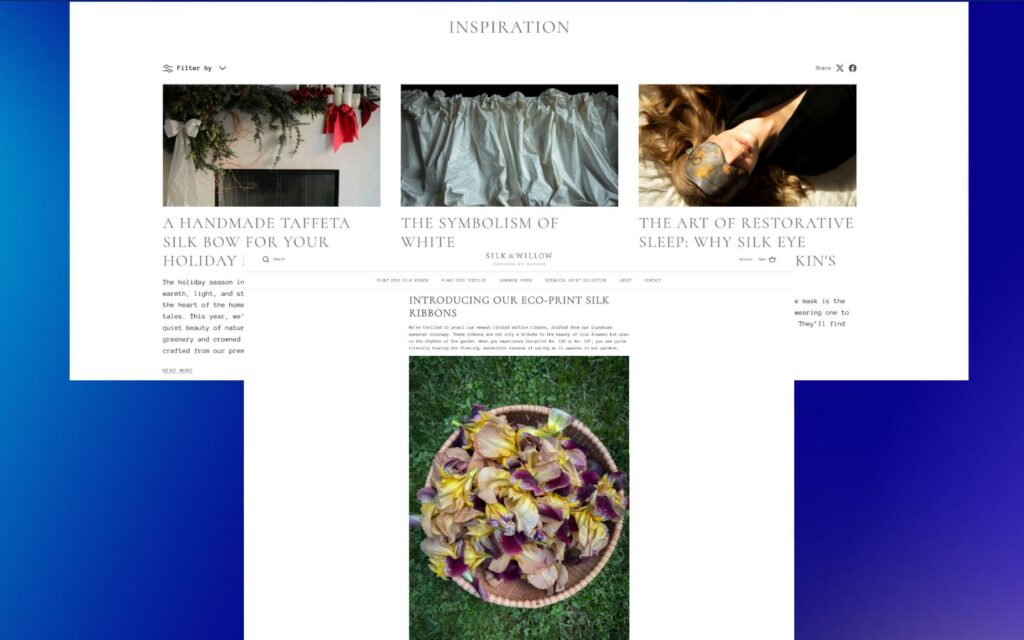 Blog and featured images shopify
