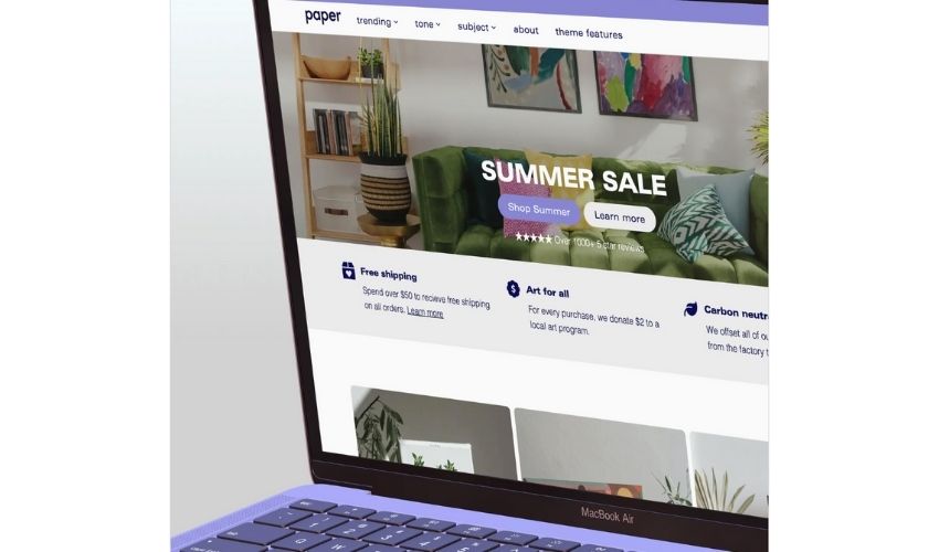 paper shopify theme
