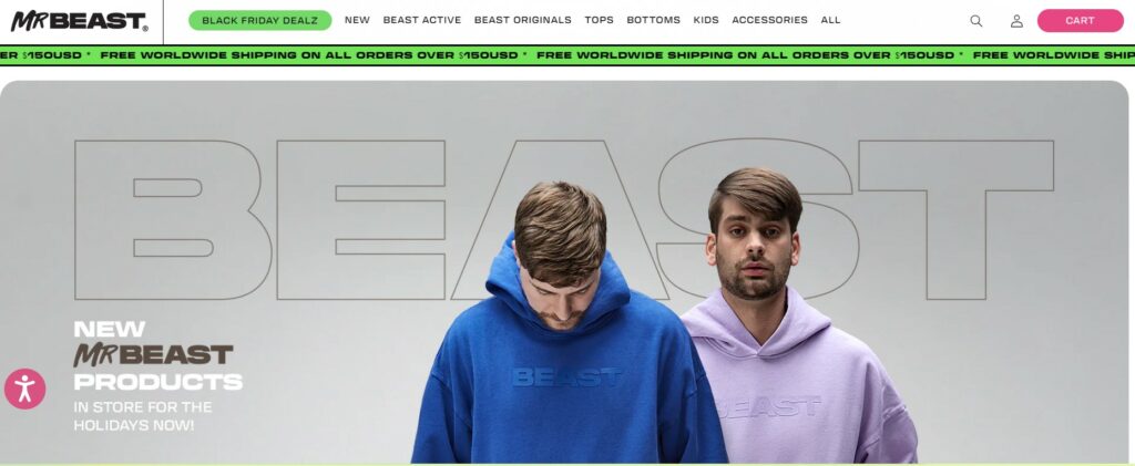 Shop Mr. Beast