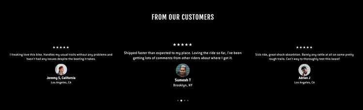 Product reviews