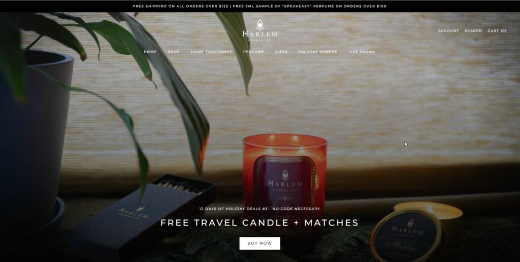 harlem candle co. shopify candle business
