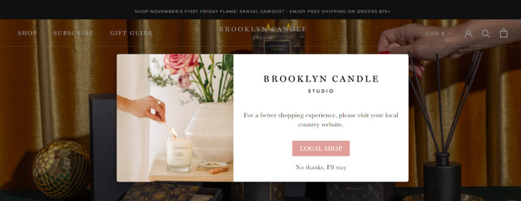 brooklyn candle studio shopify candle business