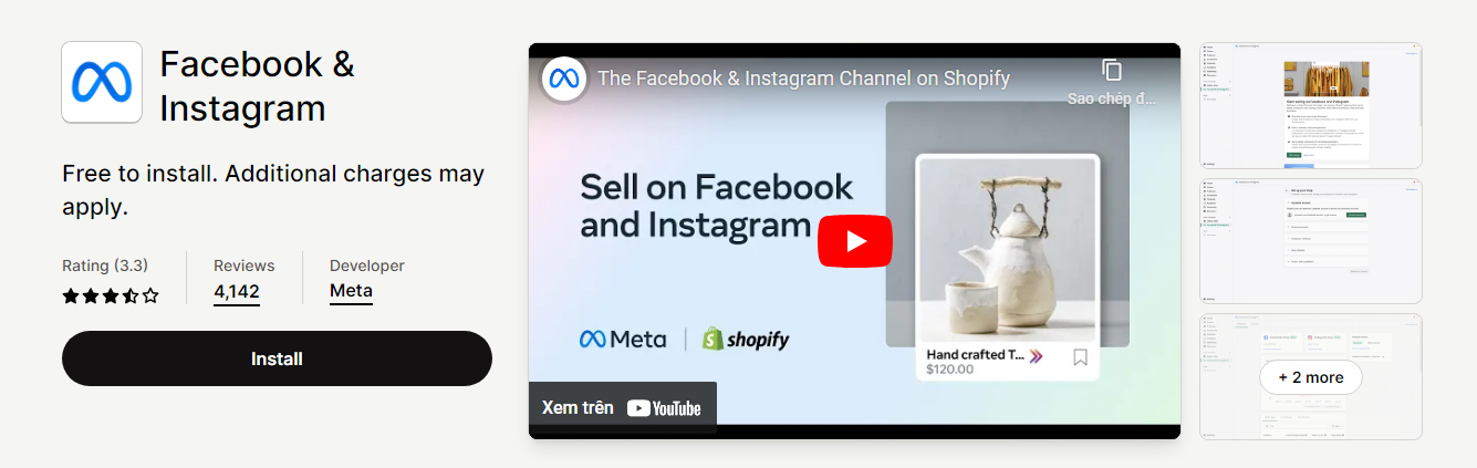 Install Facebook channel app