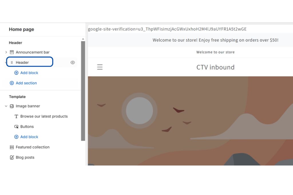 Customize the Shopify Studio Theme 2