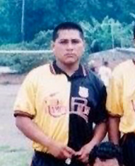 Miguel Luna, a construction worker who is presumed dead after the Key Bridge collapse in Baltimore, played soccer for a team called Once Berlines in Berlin, El Salvador as a young man, a friend said. (Courtesy of Alvaro Lizama)