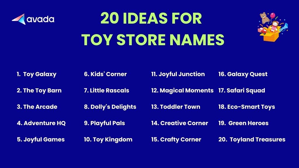 Toy Store Names