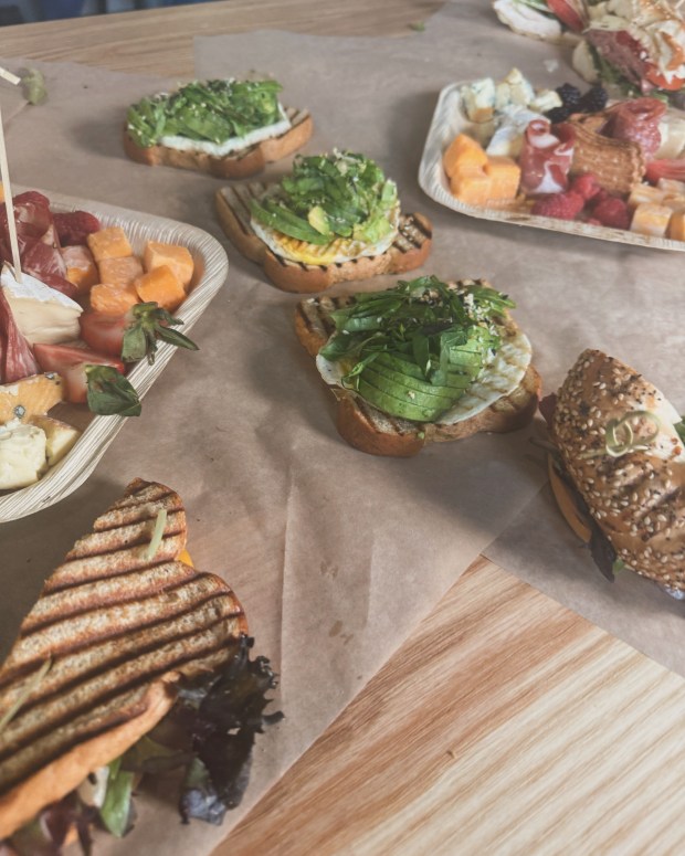 Corkscrews & Brews sells breakfast sandwiches, pastries, lunch sandwiches, soup and charcuterie boards. (Courtesy photo)