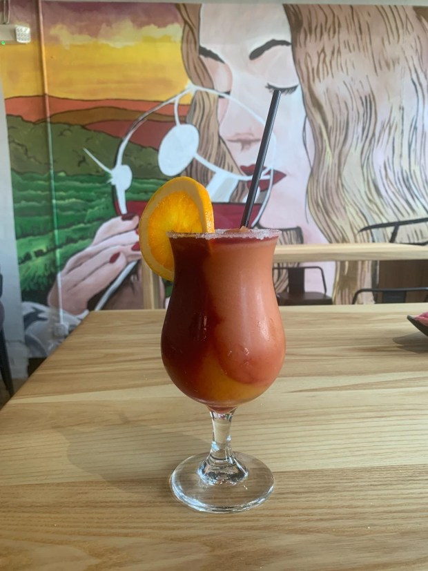 Corkscrews & Brews serves a variety of coffees, lattes, smoothies and wine, including a frozen wine drink called frose. (Courtesy photo)