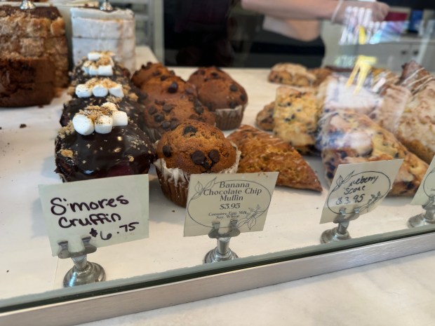 Owner Racheal Browning of May's Parlor is closing the Oceanfront bakery in Sept. while keeping the Norfolk location open. The bakery, located inside a charming beach cottage, is known for its artisan selection of pastry, pies, quiches and sandwiches. (Lee Belote/Freelance)