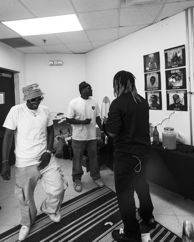 Antonio Dowe (left), Terrence "Pusha T" Thornton (center) and Nathaniel "Fam-Lay" Johnson (right) cofounded the Cousinz Festival that will be headlined Saturday by Erykah Badu and Jermaine Dupri. (Photo courtesy of Cousinz Festival)