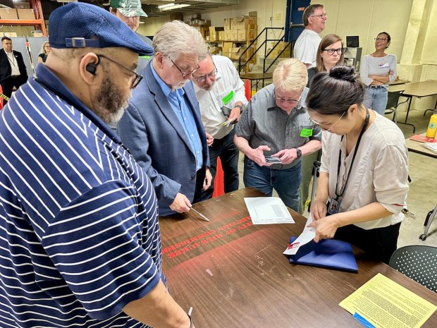 Election observers in Milwaukee